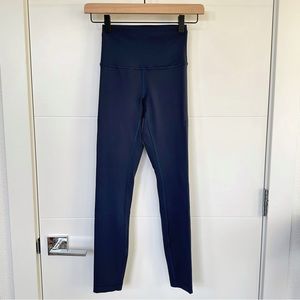 Lululemon Wunder Train High-Rise Tight 25" True Navy Size 2